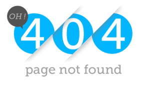 404 error page example showing broken link that needs fixing for better SEO | Onwards and Up