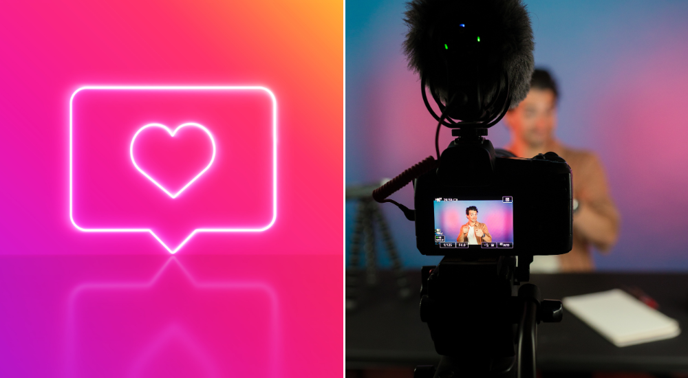Social media Instagram Trial Reels like